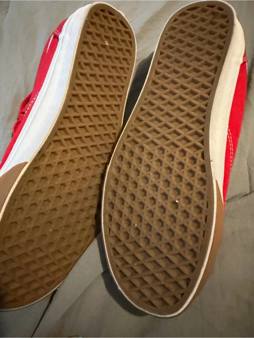 Vans bright red